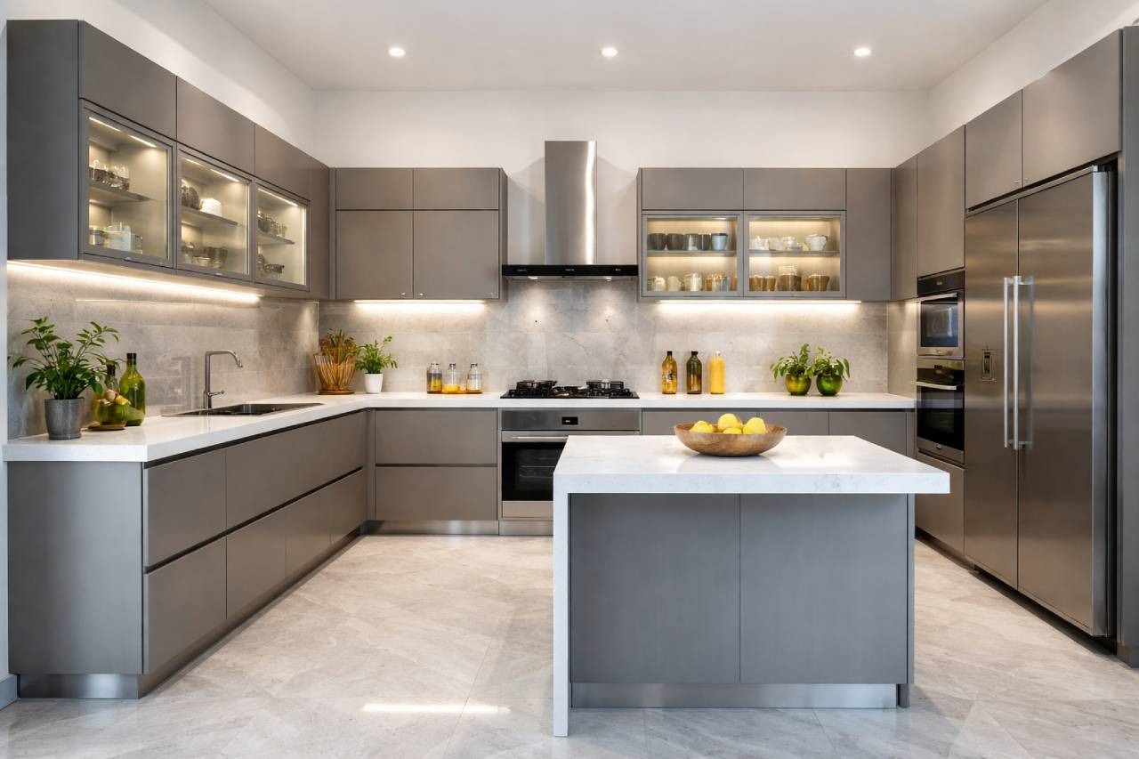 Modular Kitchen by Epic Interiors & Construction